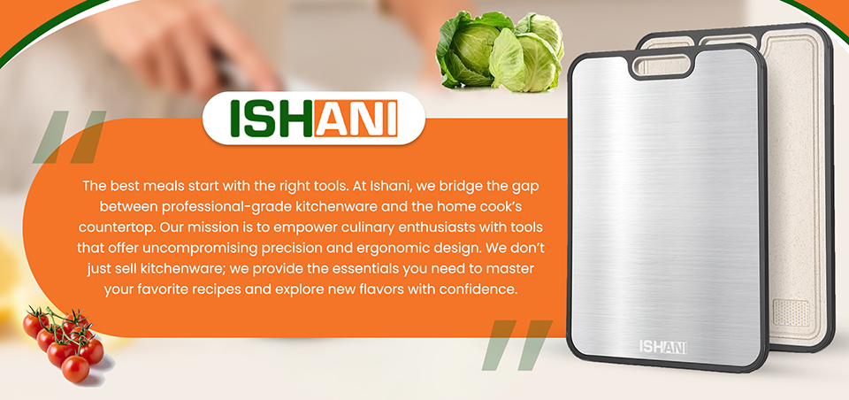 Old Way vs Ishani Way - Ishani Titanium Cutting Board